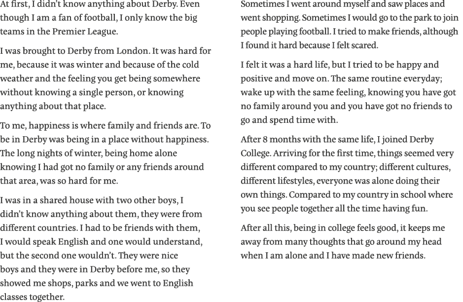 At first, I didn t know anything about Derby  Even though I am a fan of football, I only know the big teams in the Pr   