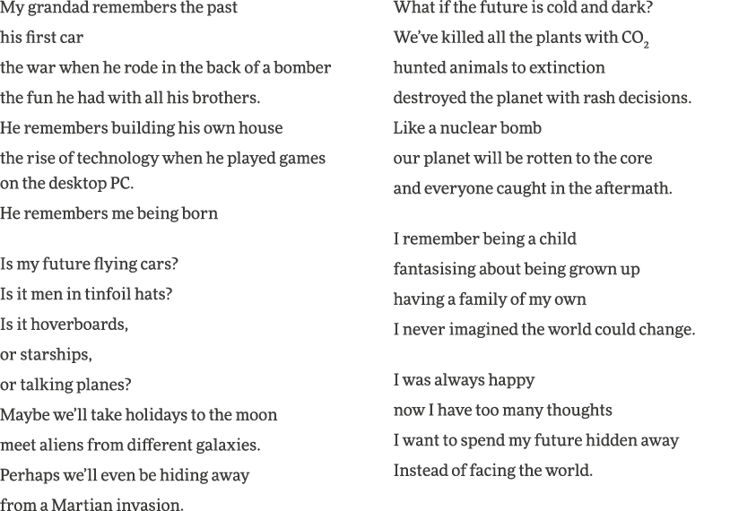 My grandad remembers the past his first car the war when he rode in the back of a bomber the fun he had with all his    