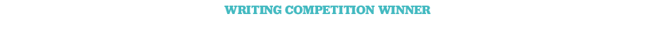Writing Competition winner